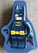 2 metalen verzameldoosjes Lego figuren Batman, Robin & Catwo, Gebruikt, Ophalen of Verzenden