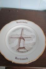 sierborden gebouwen Kortemark, Antiek en Kunst, Ophalen