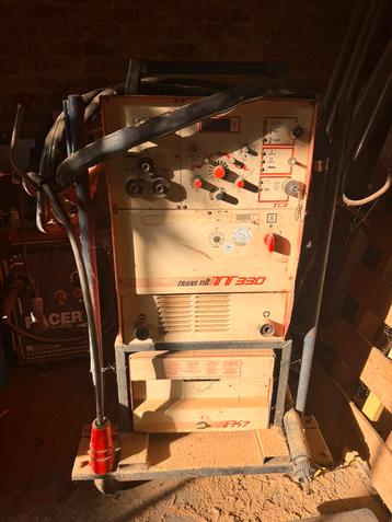 Fronius transtig tt330 met waterkoeling op kar beschikbaar voor biedingen