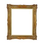 Vintage Vergulde Lijst Barok Stijl Grenenhout Klassiek 66x56, Gebruikt, 50 tot 75 cm, Ophalen of Verzenden, Nvt