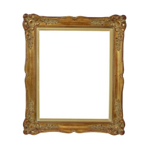 Vintage Vergulde Lijst Barok Stijl Grenenhout Klassiek 66x56, Huis en Inrichting, Woonaccessoires | Lijsten, Gebruikt, 50 tot 75 cm