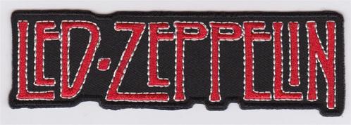 Led Zeppelin stoffen opstrijk patch embleem #1, Collections, Musique, Artistes & Célébrités, Neuf, Vêtements, Envoi