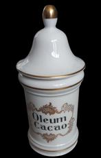 Limoges "oleum cacao" voorraadpot., Antiek en Kunst, Ophalen of Verzenden