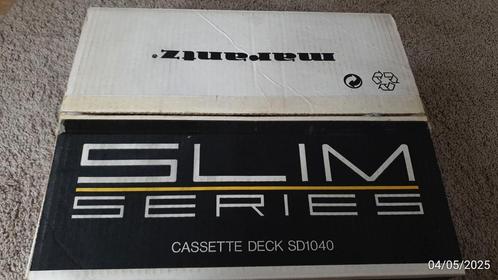 Marantz cassette deck SD1040 met doos als nieuw, Audio, Tv en Foto, Cassettedecks, Marantz, Auto-reverse, Tiptoetsen, Tape counter