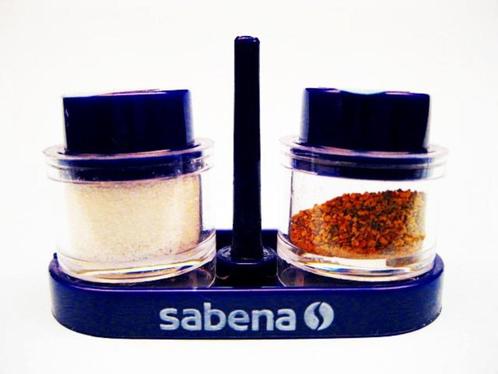 Sabena Peper & Zout vaatje setje 1990s, Verzamelen, Sabenasouvenirs, Nieuw, Gevuld, Ophalen of Verzenden