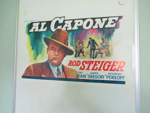 Affiche du film AL CAPONE, Collections, Posters & Affiches, Comme neuf, Cinéma et TV, A1 jusqu'à A3, Rectangulaire horizontal