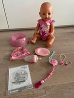 Baby born pop 43cm met extra toebehoren, Ophalen of Verzenden, Zo goed als nieuw, Babypop
