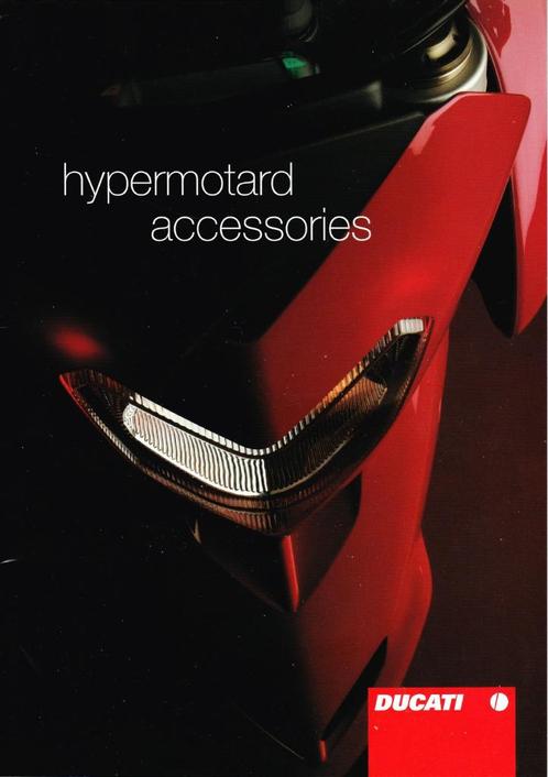 Ducati Hypermotard Accessories 2007 parts cataloog, Livres, Motos, Neuf, Enlèvement ou Envoi