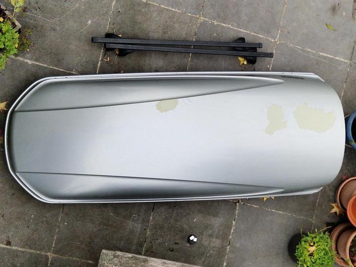 THULE atlantis 900 met dakrails, Auto diversen, Dakkoffers, Gebruikt, Ophalen