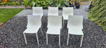 Terrasstoelen Outdoir Driade Bo Phillippe Starck 6 stuks, Enlèvement, Utilisé
