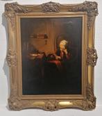 Antiek schilderij op doek - gesigneerd, Antiek en Kunst, Ophalen