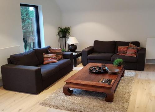 2 zit + 3 zit + Fauteuil, Huis en Inrichting, Zetels | Zetels, Gebruikt, Rechte bank, 150 tot 200 cm, 75 tot 100 cm, Stof, Ophalen
