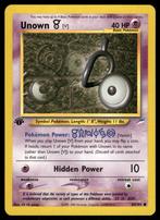 Unown [V] 89/105 - Neo Destiny (1st edition), Hobby en Vrije tijd, Verzamelkaartspellen | Pokémon, Verzenden, Gebruikt