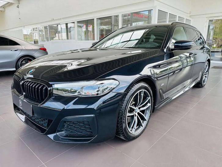 BMW 5 Serie 518 dA * GARANTIE + PACK M + LED + CUIR + GPS PR, Auto's, BMW, Bedrijf, Te koop, 5 Reeks, ABS, Achteruitrijcamera
