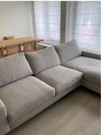 Zetel met longchair, beige, Merk: Montel, Huis en Inrichting, Zetels | Zetels en Chaises Longues, Ophalen, Driepersoons, 75 tot 100 cm
