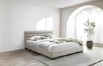 Bed 180×200 + matras – 1 jaar oud – beschikbaar 'jan 26, Maison & Meubles, Chambre à coucher | Lits, Beige, Scandinavisch, Comme neuf