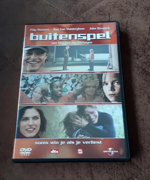 DVD-Buitenspel-Jan Verheyen-Filip Peeters/Van Malderghem, Cd's en Dvd's, Dvd's | Nederlandstalig, Zo goed als nieuw, Film, Verzenden