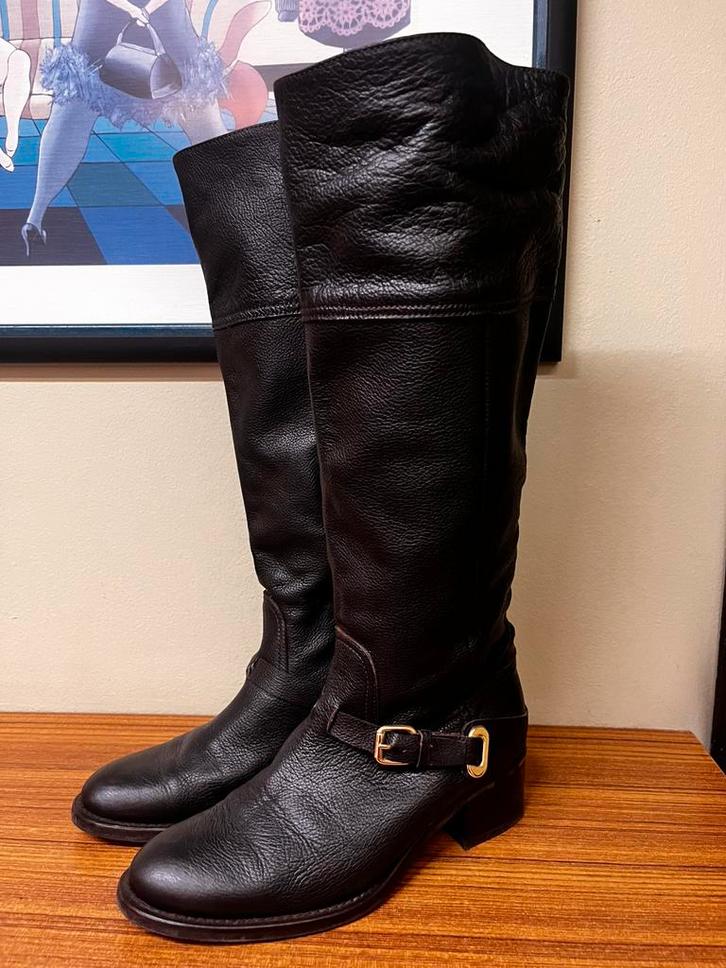 Frida bruine laarzen Maat 37 - zeer goed!, Kleding | Dames, Schoenen, Zo goed als nieuw, Hoge laarzen, Bruin, Ophalen of Verzenden