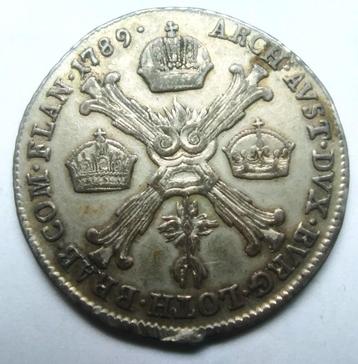 Oostenrijkse Nederlanden ¼ kronenthaler 1789 (B) beschikbaar voor biedingen