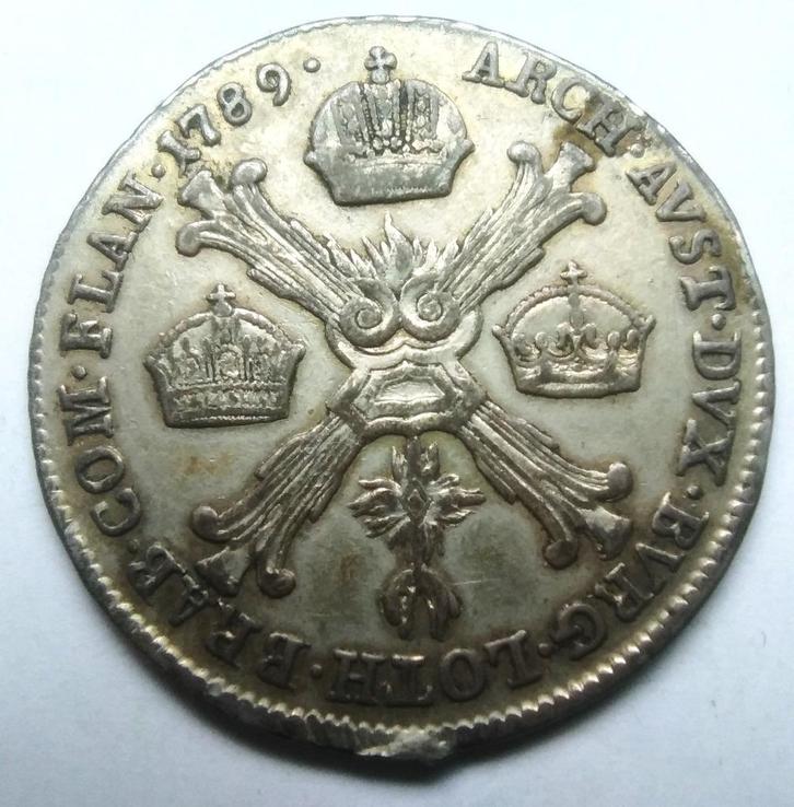 Oostenrijkse Nederlanden ¼ kronenthaler 1789 (B), Postzegels en Munten, Munten | Europa | Niet-Euromunten, Losse munt, Overige landen