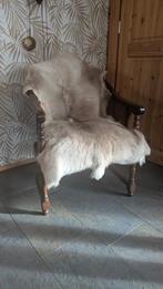 Webbing fauteuil, Huis en Inrichting, Fauteuils, Ophalen, Hout, Gebruikt, Minder dan 75 cm