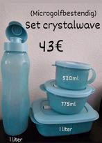 Tupperware set crystalwave + ecofles, Huis en Inrichting, Nieuw, Ophalen of Verzenden