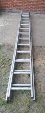 Ladder aluminiu, 2 delig, 3720mm per deel, Ophalen, Gebruikt, Ladder