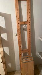 Stevig Houten Rek / 2m hoog + 6 stevige legplanken 70cm bre, Enlèvement ou Envoi