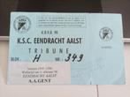 Ticket Eendracht Aalst vs Gent 11/02/96, Utilisé, Enlèvement ou Envoi