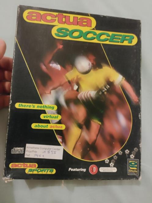 Jeu vintage big box Actua Soccer - PC - FR - EN, Games en Spelcomputers, Games | Pc, Zo goed als nieuw, Sport, 1 speler, Vanaf 3 jaar