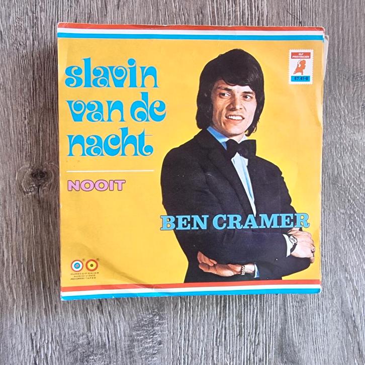 7" Ben Cramer - Slavin van de nacht, CD & DVD, Vinyles Singles, Utilisé, Single, En néerlandais, 7 pouces, Enlèvement ou Envoi