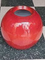 Vase en céramique Amphora Rogier Vandeweghe Bruges., Comme neuf, Pierre, Moins de 50 cm, Rouge