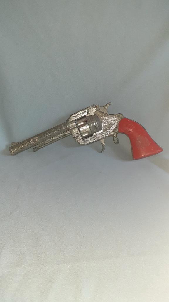 jouet vintage année 60 revolver cowboy pour pétard, Antiek en Kunst, Antiek | Speelgoed, Ophalen of Verzenden