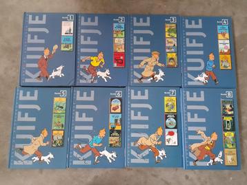 De avonturen van Kuifje - Hergé - bundel van 8 boeken