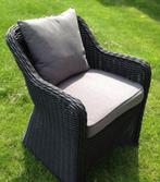 Tuinzetel in zwart wicker 6,5 mm - Nieuw !!!, Tuin en Terras, Wicker, Nieuw, Ophalen of Verzenden