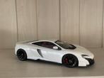 KYOSHO MCLAREN 675 LT WHITE 1/18, Ophalen, Zo goed als nieuw, Auto, Kyosho