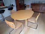 Ensemble chaises CESCA + table de salle à manger, Maison & Meubles, Enlèvement, 4 à 6 chaises