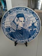 Vintage verzamelbord 15' inch Delfts blauw Holland, Antiek en Kunst, Ophalen