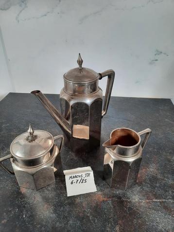 WMF verzilverd koffiesetje - dateert tussen 1903-1930 beschikbaar voor biedingen