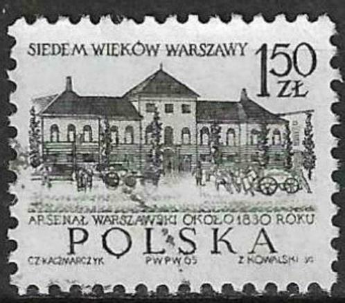 Polen 1965 - Yvert 1454 - 700 Jaar Warschau (ST), Timbres & Monnaies, Timbres | Europe | Autre, Affranchi, Pologne, Envoi
