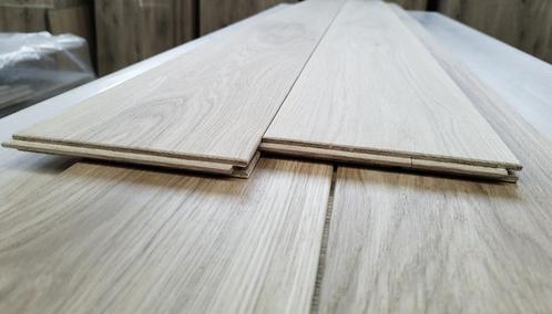 Eiken parket 240cm lang met 10mm bovenlaag eiken. Oliën 3x, Doe-het-zelf en Bouw, Vloerdelen en Plavuizen, Nieuw, Parket, Hout