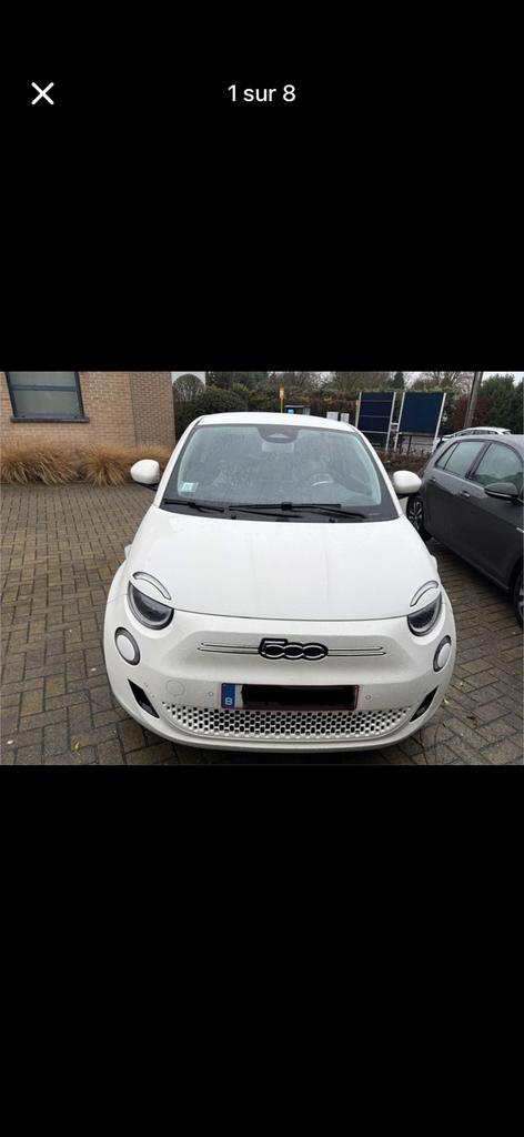 Fiat 500E 3+1, Autos, Fiat, Particulier, 500E, Capteur de pluie, Électrique, Autre carrosserie, 3 portes, Automatique, Blanc, Noir