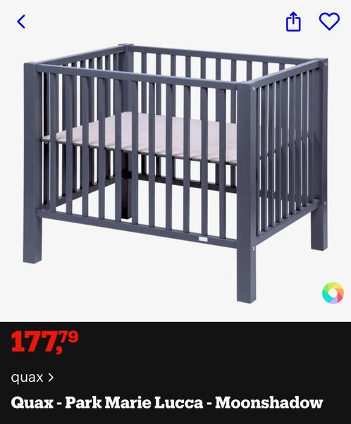 Quax moon shadow baby bed en park, Kinderen en Baby's, Badjes en Verzorging, Zo goed als nieuw, Ophalen