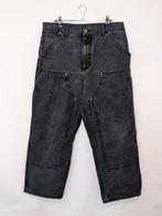 Carhartt WIP broek met dubbele knie (verkort, 32/29), Zwart, Overige maten, Ophalen of Verzenden, Gedragen