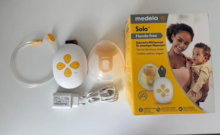 Medela Solo Hands-free Elektrische Borstkolf, Kinderen en Baby's, Babyvoeding en Toebehoren, Zo goed als nieuw, Borstkolf, Ophalen