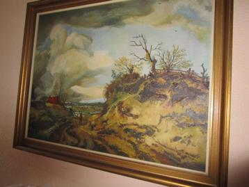 Schilderij op het platteland beschikbaar voor biedingen