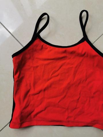 Jazz dance top - Intermezzo - Red and black - Age 8 beschikbaar voor biedingen