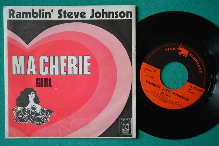 Ramblin' Steve Johnson – Ma Cherie - vinyl singel (12), Cd's en Dvd's, Vinyl Singles, Zo goed als nieuw, Single, Country en Western