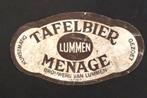 bieretiket "Tafelbier" - Lummen, Verzamelen, Verzenden, Gebruikt