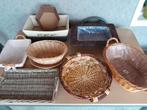 Rieten geschenkkorven te vullen voor de feestdagen, Ophalen, Zo goed als nieuw